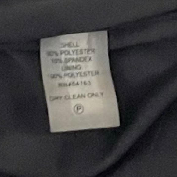 Ivanka Trump Black Textured Long Sleeve Velvet Party Dress - Picture 6 of 7